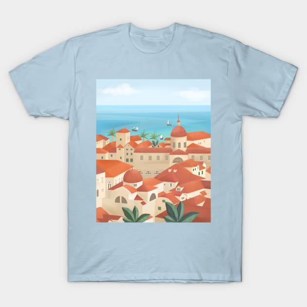 Dubrovnik city, Croatia T-Shirt by Petras